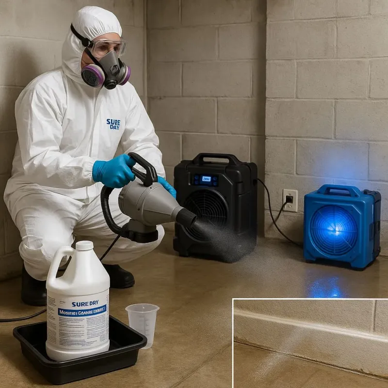 Sanitization and Odor Removal process in Concord, WI