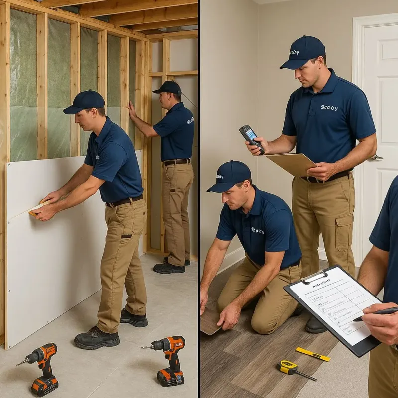 Repairs and Reconstruction process in Concord, WI